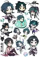 Наклейки Genshin Impact / Xiao Chibi