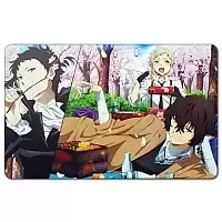 Магнит виниловый прямоугольный Bungou Stray Dogs - Ryuunosuke, Atsushi, Osamu