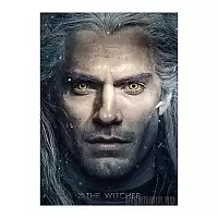 Плакат бумажный "The Witcher Netflix" Geralt of Rivia