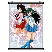 Гобелен тканевый Sailor Moon Sailor Mercury, Sailor Mars
