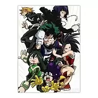 ������ �������� Boku no Hero Academia - Izuku, Denki, Momo, Tsuyu, Minoru, Kyouka