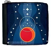 Кошелек на молнии с отделением для мелочи Starfield