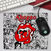 Коврик для мышки прямоугольный Ahegao Logo (Rolling Stone Ver.)