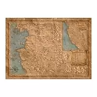 Плакат бумажный "The Witcher" Map