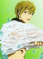Плакат бумажный Free! Makoto Tachibana