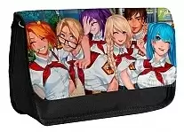 Косметичка тканевая с персонажами игры Бесконечное лето