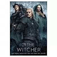 Пазл "The Witcher Netflix" Geralt, Ciri и Yennefer (размер A3, 252 детали)