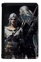 Обложка на паспорт кожзам The Witcher 3: Wild Hunt - Geralt и Ciri