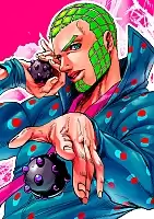 Плакат бумажный Wekapipo - JoJo no Kimyou na Bouken / Steel Ball Run