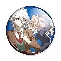 Значок Danganronpa Nagito Komaeda and Junko Enoshima