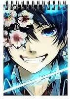 Скетчбук для рисования A6 Ao no Exorcist - Rin Okumura