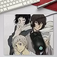 Коврик для мышки из аниме Bungou Stray Dogs - Osamu Dazai, Atsushi Nakajima, Ryuunosuke Akutagawa