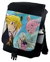 Рюкзак тканевый Nanatsu no Taizai - Elizabeth Liones, Hawk и Meliodas