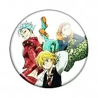 Значок Nanatsu no Taizai - Meliodas, Ban и King