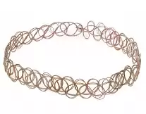 Тату-чокер Tattoo Choker коричневый