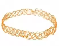 Тату-чокер Tattoo Choker оранжевый