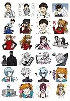 Стикеры виниловые Neon Genesis Evangelion No.2