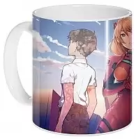 Кружка Evangelion - Аска, Рей и Синдзи