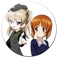 ������ ��������� ������� Girls und Panzer - Alice Kotobuki and Miho Nishizumi
