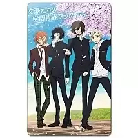 Магнит виниловый прямоугольный Bungou Stray Dogs - Atsushi, Osamu, Chuuya and Ryuunosuke