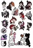 Стикеры виниловые Danganronpa №2