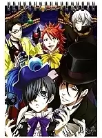 Скетчбук для рисования A5 Kuroshitsuji - Ciel Phantomhive и Sebastian Michaelis