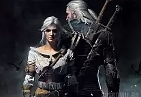 Плакат бумажный The Witcher 3 Wild Hunt Geralt and Ciri