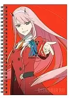 Скетчбук для рисования A5 Darling in the FranXX - Zero Two