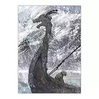 Плакат бумажный "Vinland Saga" Thorfinn