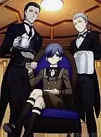 Плакат бумажный Kuroshitsuji: Book of the Atlantic Ciel Phantomhive, Sebastian Michaelis, Snake