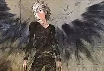 Плакат бумажный Evangelion Kaworu Wings