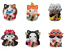 Набор фигурок Mega Cat Project One Piece Nyan Piece Nyan! Fortune Lucky*Cat Pirates 6 Pack Box