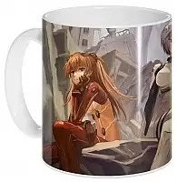 Кружка Evangelion - Аска, Рей и Мари