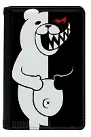 Обложка на паспорт кожзам Danganronpa - Monokuma