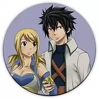 Магнит виниловый круглый Fairy Tail 95656