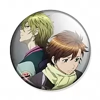 ������ Zetsuen no Tempest - Mahiro and Yoshino Gray Background