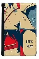 Обложка на паспорт кожзам Ahegao Let's play
