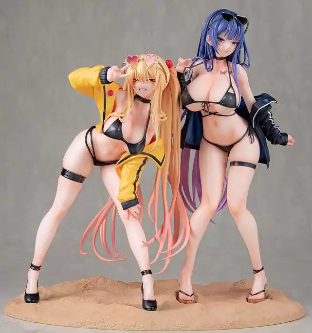 ������� Yuna & Sayuri 2 Figure Set w/Special Base Illustration by Biya & K Pring 1/6 Complete Figure