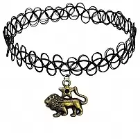 Тату-чокер Tattoo Choker Знаки Зодиака - Лев