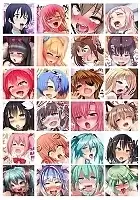 Наклейки "Ahegao" No.2