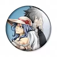 Значок Fairy Tail Gray and Juvia