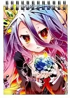 Блокнот в клетку A6 No Game No Life - Shiro
