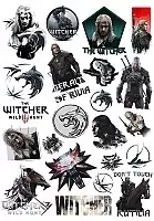 Стикеры виниловые "The Witcher Netflix" No.2