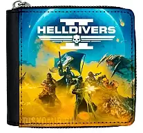 Кошелек на молнии с отделением для мелочи Helldivers 2