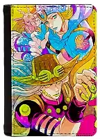 Обложка на паспорт JoJo no Kimyou na Bouken / Steel Ball Run / Гонка "Стальной Шар"