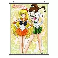Гобелен тканевый Sailor Moon Sailor Jupiter, Sailor Venus