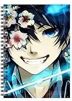 Скетчбук для рисования A5 Ao no Exorcist - Rin Okumura