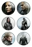 Набор больших значков "The Witcher" No.2