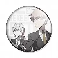 Значок Danganronpa Makoto Naegi and Kyouko Kirigiri