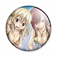 Значок Fairy Tail Lucy and Erza